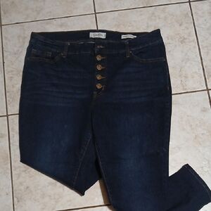 Jessica Simpson Dark Blue High Rise Jeans